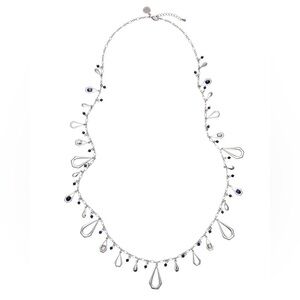 Beaded Sodalite Drop Necklace